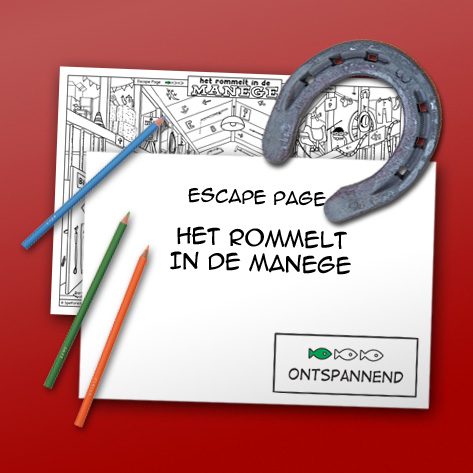 Escape Page - Rommel in de Manege (niveau 1)